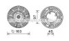 AVA QUALITY COOLING MEC262 Clutch, radiator fan